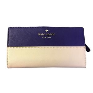 Kate Spade Stacie Color Block Slim Bifold Wallet